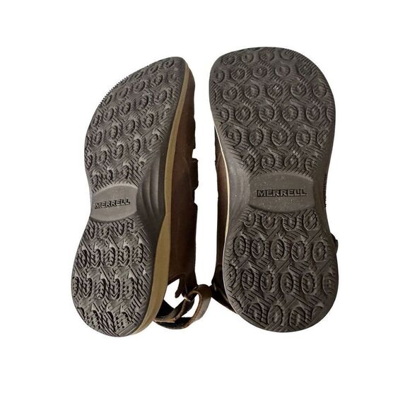 MERRELL TIDERISER LUNA FISHERMAN LEATHER Sandals Men's 8 - Picture 5 of 9